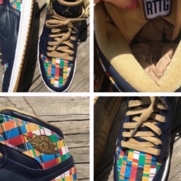 Nike 1 Retro High Air Jordan (RTTG) Multicolor - Picture 12 of 16